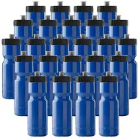 Simpson 50 Strong Bulk Vattenflaskor 24-Pack - 22 oz BPA-fria Sportflaskor med Enkel Öppning