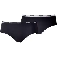 Puma Hipster Panties 2 Units Svart XL Kvinna
