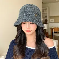 Yiran bag Mångsidig Varm Fiskarhatt med Slejf Utomhusresor Kallsäker Öronkupa Hatt Japansk Casual Hatt Dam One Size gray
