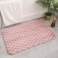 Simple and warm Nordisk badrumsmatta fukttransporterande matta för badrumsdörr toalett halkfri fotmatta för dörrmatta för entré badrumsmatta 40x50cm gray