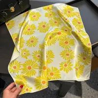 Simple and warm 100% Naturlig Äkta Silkeshalsduk Dam Bandana Fyrkantiga Halsdukar Sjal Handduk Mullbärsmode Lyx Hög Kvalitet Hijab foulard femme Real Silk 53x53cm