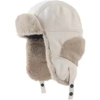 Yiran bag Plysch Lei Feng-hatt Höst- och vinterhatt Män och kvinnor Casual Mångsidig Retro Varm hatt Utomhusridning Kallt Öronskyddshatt One Size