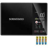 Market-5 Smart köksvåg Matkalorier Protein Fett Kolhydrater Näringsberäknare Vågar, 11 lb / 5 kg Rostfritt Stål Digital Matvåg black