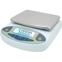Aimo 5000g 0.01g Digital Våg Lab Vägning Elektronisk Våg Smyckesvågar white