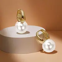 Yiran pet products Äkta 925 Sterlingsilver Äkta Pärla Stiftörhänge Kvinnor Aros Mujer Öra Silver 925 Pärlsmycken Ädelstensörhänge Orecchini vit