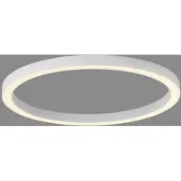 Pure LED taklampa Lines, dimbar, Vitt / opal, Vardagsrum / matsal, Aluminium / grå / zink, Modern, LED-taklampa