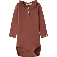 Lil´ Atelier Lil' Atelier Body l/ä - NbfThoro - Mahogny - - 1½ år (86) - Body L/Ä