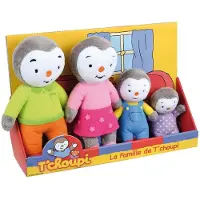 Jemini Fluffiga T'Choupi Familje Plysdjur