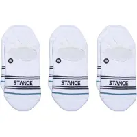 Stance Basic 3 Pack No Show Socks white, L
