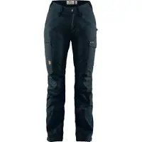 Fjall Raven - Vandringskläder dam - Kaipak Trousers Curved W Dark Navy för Unisex - Storlek S/M - Marinblå
