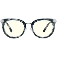 Gunnar Optiks LAH-05209, Kvinna, Rund, Klassisk, Blå, Vit, Nylonpolymer, 5,1 cm