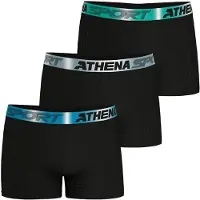 Athena Boxershorts ODOR CONTROL Pack de 3 man - Svart - EU M