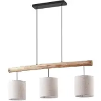 LUCANDE Taklampa , Jorvan, dimbara, Vit, Matsal, Tyg / textil, Modern