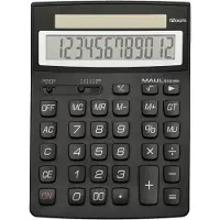 MAUL ECO 950, Ficka, Grundläggande, 12 siffror, 1 linjer, Solar, Svart