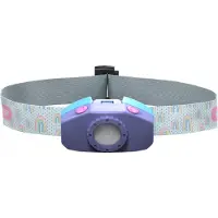 Led Lenser KIDLED2 Purple, head torch for children, 40 lumens
