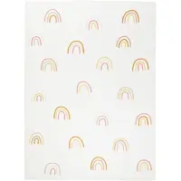 Little Olly Tvättbar barnmatta | Evi Rainbow flerfärgad hos Volero | 120x170cm | Flerfärgad | 3D | Mesh | Rektangel | Barnkläder