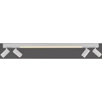 Neuhaus PURE LED taklampa Lines, dimbar, Vitt / opal, Vardagsrum / matsal, Metall, Modern, LED-taklampa
