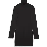 Calvin Klein Cotton Knit Roll Neck Dress