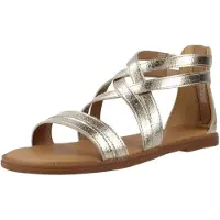 Geox Platta sandaler J SANDAL KARLY GIRL flickor - Guldfärgad - 28