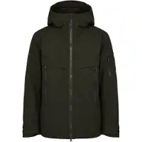 The Mountain Studio - Skidjackor - Alp-3 Stretch 3L Insulated Jacket Peat för UnisexNylon - Storlek L - Khaki