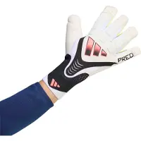 Adidas Målvaktshandske Predator Pro Hybrid Chaos vs Control - Vit/Svart/Solar Turbo, storlek 9