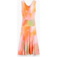 Desigual Sommarklänning ecru / rosa / orangeröd