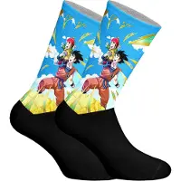 Jenes Socks Unisex Elastiska tryckta långstrumpor