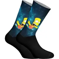 Jenes Socks Unisex Elastiska tryckta långstrumpor