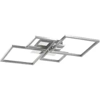 Briloner LED taklampa Frame, dimbar, Förkromad / silver, Vardagsrum / matsal, Metall, Modern, LED-taklampa