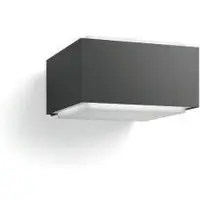 Philips Vägglampa utomhus Hedgehog, dimbar, Svart, Aluminium / grå / zink, Modern, Utomhusvägglampa
