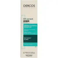 VICHY Dercos Sebum Control Schampo för Fet Hår 200 ml