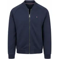 Tommy Hilfiger Tommy Hifiger Kofta Zip Intechno Marinbå Bå Mörkbå Storek