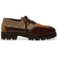 MAX&Co. för kvinnor. 2626526017200 Nautiska skor i lappverkslæder från Mcaleale, brun (41), Hud, Karta, Nyckelband, Casual