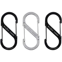 Nite Ize S-Biner Dual #2 3-pack dubbel karbinhake