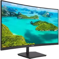 Philips Böjd PC-skärm - 241E1SC/00 - 23,6" FHD - VA-panel - 4 ms - 75Hz - VGA / HDMI - AMD FreeSync