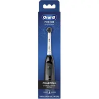 Oral-B Pro 100 Aktivt Kol, Batteridriven Tandborste, Svart
