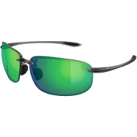 Maui jim - Solglasögon - Ho'Okipa XLarge Maui Green Grey för Unisex - Grå