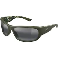 Maui jim - Solglasögon - Ma‘Ukele Neutral Grey Green för Unisex - Khaki