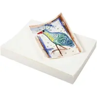 Creativ Company Akvarellpapper, A5, 200 g, vit, 100 ark