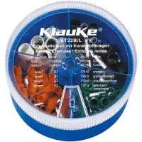 Klauke ST32B Ändhylsa sortiment 4 mm², 6 mm², 10 mm², 16 mm² Delisolerad Orange, Grön, Brun, Elfenbensvit 1 st