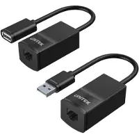 UNITEK Y-UE01001 - Sändare och mottagare - USB-förlängningskabel - USB - upp till 60 m