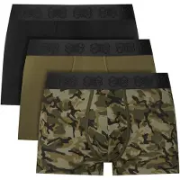 GUESS Boxershorts 'JOE' grön / oliv / mörkgrön / svart
