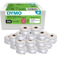 Dymo Etikettrulle 54 x 25 mm Papper Vit 24 rullar (n) Permanent 2223589 Fraktetiketter