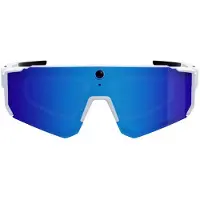 COLMI V06 AI Vita Sportsolglasögon (med blå linser)