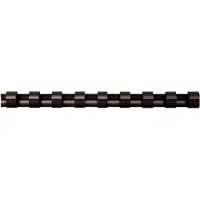 Fellowes Plastic Comb - 22 mm - 21 ringar - A4 (210 x 297 mm) - svart - 50 stk plastbindningskam - för Galaxy 500, Orion 500, Pulsar+ 300, Quasar+ 500, Star+ 150, Starlet 2+