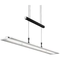 B.K. Licht Hänglampa Tick, dimbar, Svart, Vardagsrum / matsal, Glas, Modern, Pendellampa