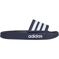 Adidas Pantolette 'Adilette' marinblå / vit