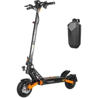 KUKIRIN Elektrisk sparkcykel G2 Pro ABE 500W Motor Topphastighet 20 km/h 9 Vikbar Stadse-scooter 48V 15,6Ah Dubbla skivbromsar Maxlast 120 kg Bag/Shipped Separately svart