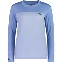 Mons Royale - Underställ dam - Yotei Merino LS W Ice Blue/Moonstone för Unisex - Storlek L