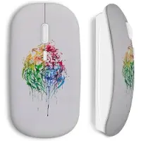 MANIACASE Souris sans Fil Lion paint art